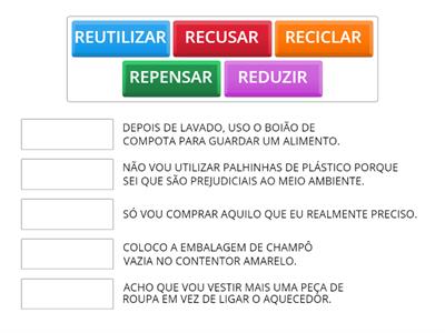 OS 5 R's DA SUSTENTABILIDADE