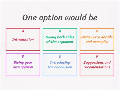 An opinion essay phrases