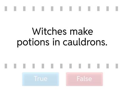 Grade 7 - Halloween quiz (True or False)