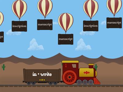 Root #5 -scrib, script- B. Pop