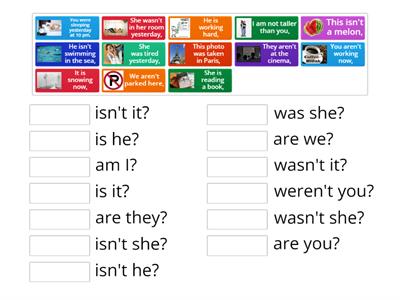 Question tags with verb to be