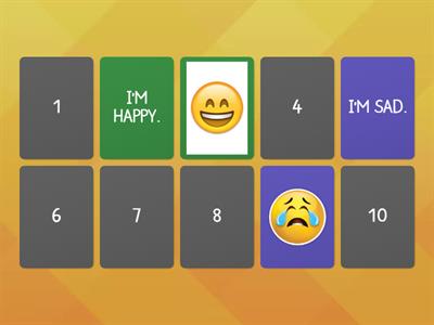  FEELINGS MEMORY GAME