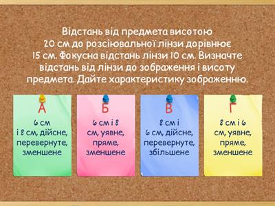 Формула тонкої лінзи