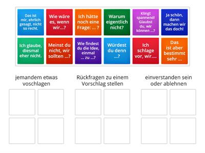 Sicher B1+ L3 Vorschläge machen