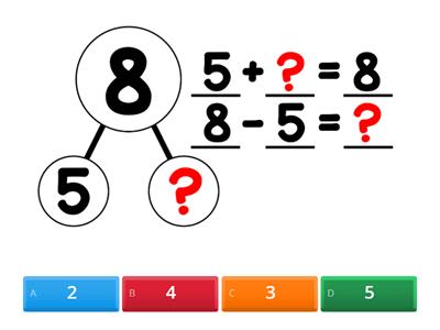 Number Bonds with Missing Parts