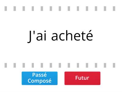 Les vacances - passé composé et futur