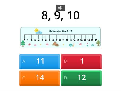 What comes next? 1-20