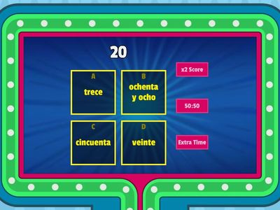 3ro -  Los numeros 1 - 100