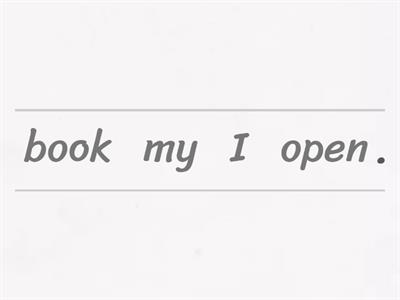 Open / Close Unjumble