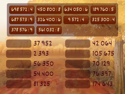 Деление на однозначное число