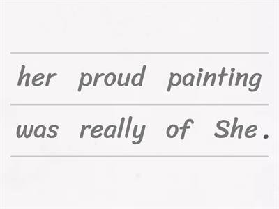 Adjectives and modifiers in action 