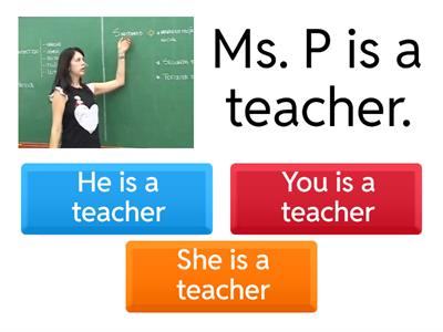 I, you, he, she, it, we, they