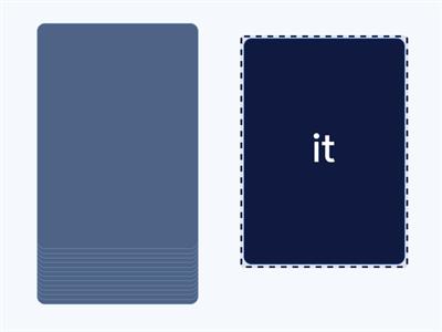 Reading. Letters a,b,c,d,e,g,i,o,p,t.