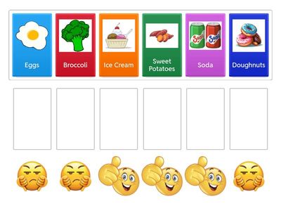 Healthy? Unhealthy? Match it up!!