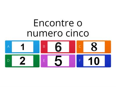 Numeros até 10