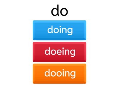 Present Continuous Forms