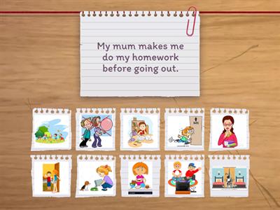 Let`s practice the verbs "make" and "let"