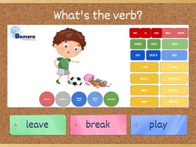 What's the verb? color code