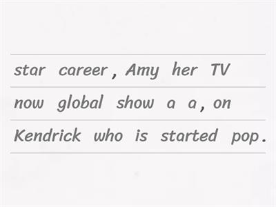 Relative Clauses - Singers