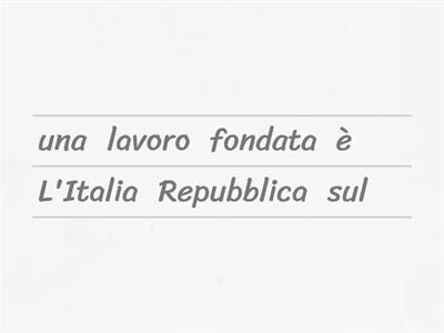 La Costituzione Italiana