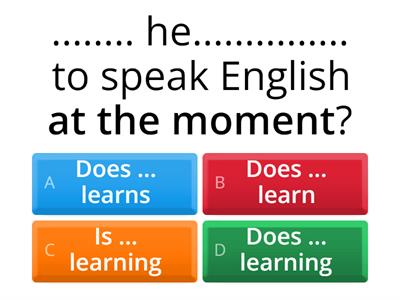 Simple Present & Present continuous 