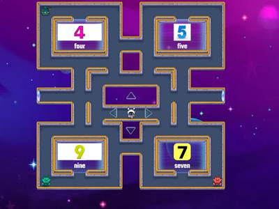 Odd and Even Numbers Maze Chase