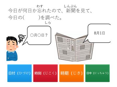 完マス語彙N3　21課