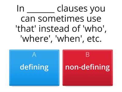 Relative clauses