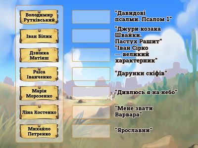Пригадайте назви вивчених творів та їхніх авторів