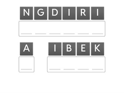 Hobbies kids anagram with clues