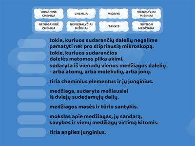 Sąvokos 8 kl.