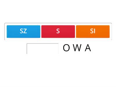 Różnicowanie słuchowe [sz-s-ś]. Poproś rodzica o pomoc w czytaniu. Którą głoskę słychać na początku wyrazu?