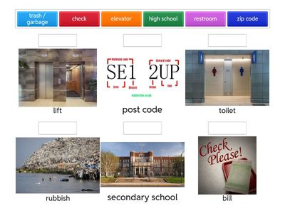 American English vs. British English 5 - mixed