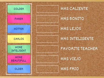 ENCUENTRA LOS COMPARATIVOS