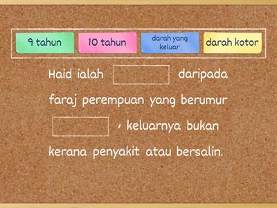 Ibadat darjah 4 : Haid