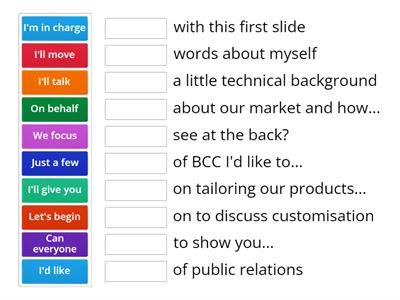 Presentations: Building Business Vocab 51.1