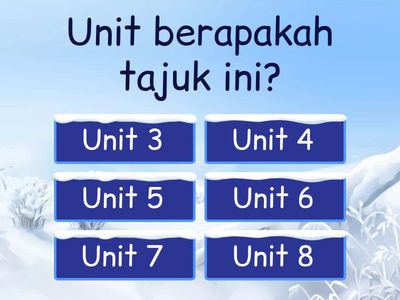 Soalan Tahun 3  *Unit 8*