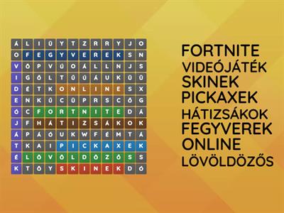 Fortnite szókereső