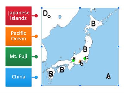 Map of Japan - M