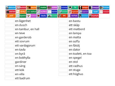 Nyckel 7 stycke 4 Temaord om hus och hem