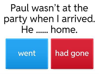 7D Past perfect or past simple? (quiz)
