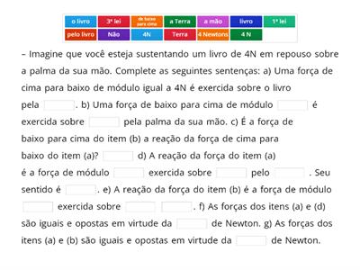 Leis de Newton (exercício)