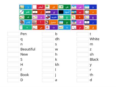 Arabic Alphabet group 5