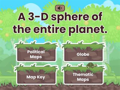 Types of Maps ~ Vocabulary Quiz