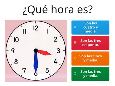  ¿Qué hora es?