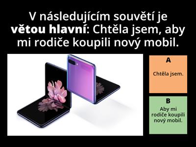 Věta hlavní a věta vedlejší