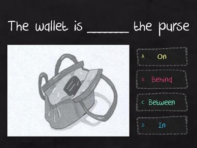 Prepositions of place