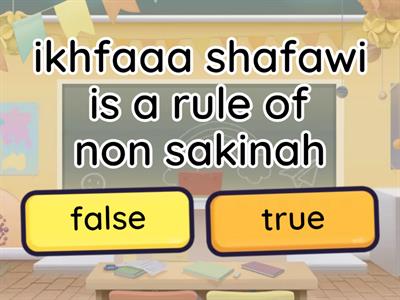 excercise about ikhfaaa shafawi