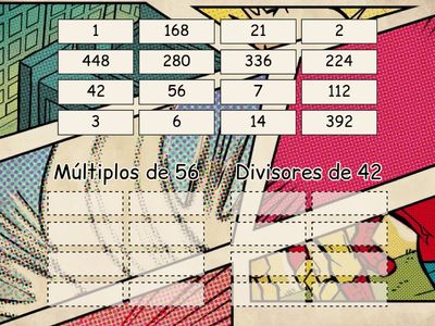 Múltiplos y divisores