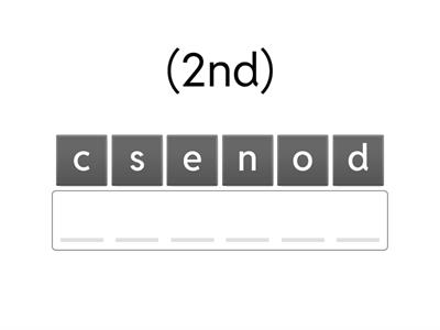 Ordinal Number